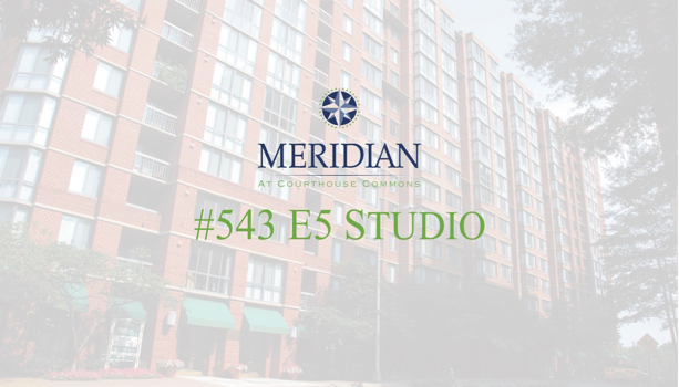 Video Tour Unique Studio E5 Floor Plan | Meridian at Courthouse Commons | Arlington Luxury Apartments | Stay Arlington